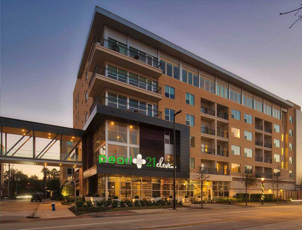 property management in texas - Pearl21eleven facade